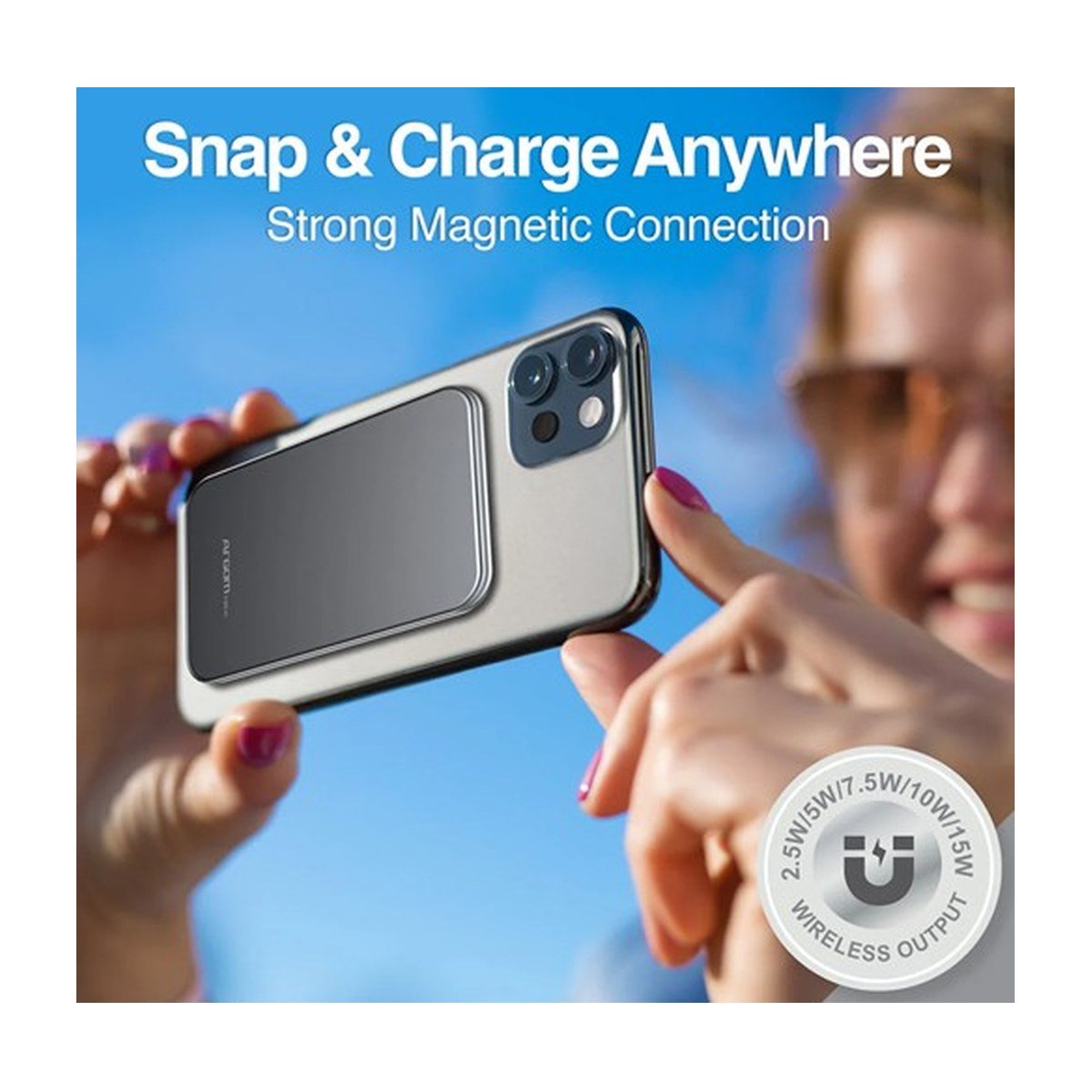 Powerbank Argom Magnetic MS5 5000MAH Aluminium