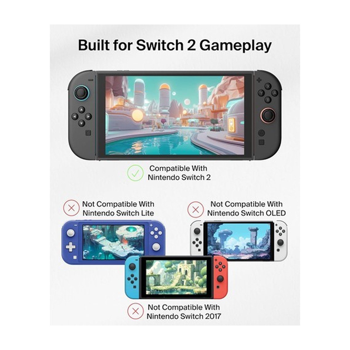 Protector de pantalla de vidrio templado Belkin Nintendo SWITCH 2 – ENA004FQ