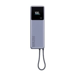 Xiaomi PowerBank – 165W – 10000mAh – Cable Integrado – Gray – 59630