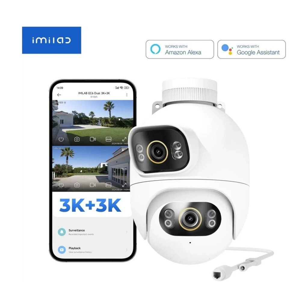 CAMARA WIFI IMILAB EC6 DUAL – 3K+3K – EXTERIOR