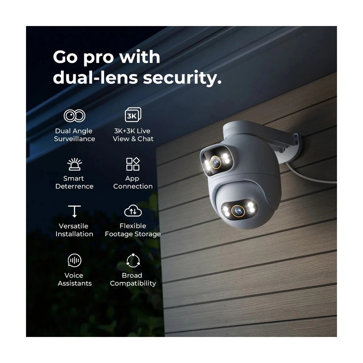 CAMARA WIFI IMILAB EC6 DUAL – 3K+3K – EXTERIOR