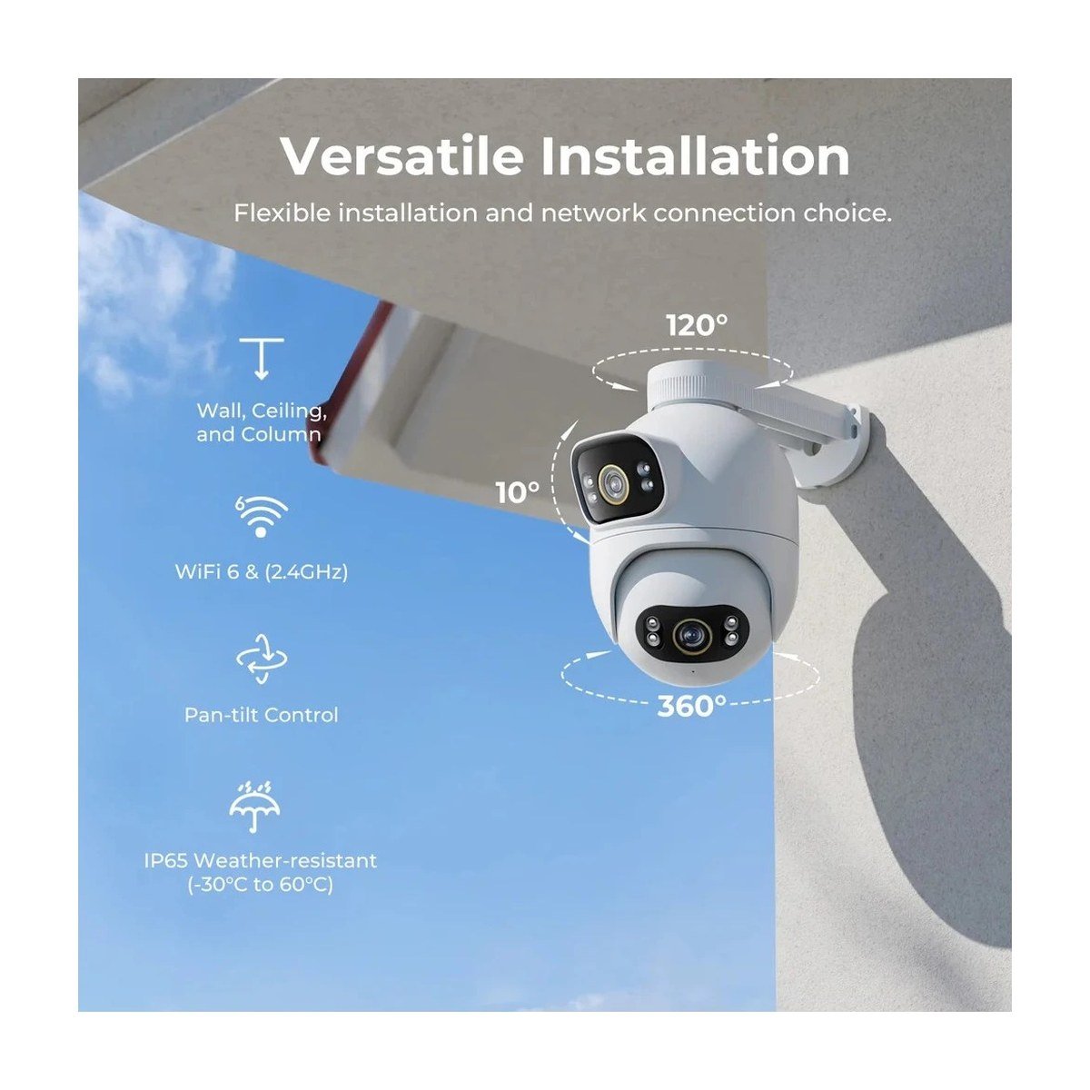 CAMARA WIFI IMILAB EC6 DUAL – 3K+3K – EXTERIOR