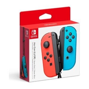 Nintendo Joy-Con Pastel Controller Neon Red/Blue