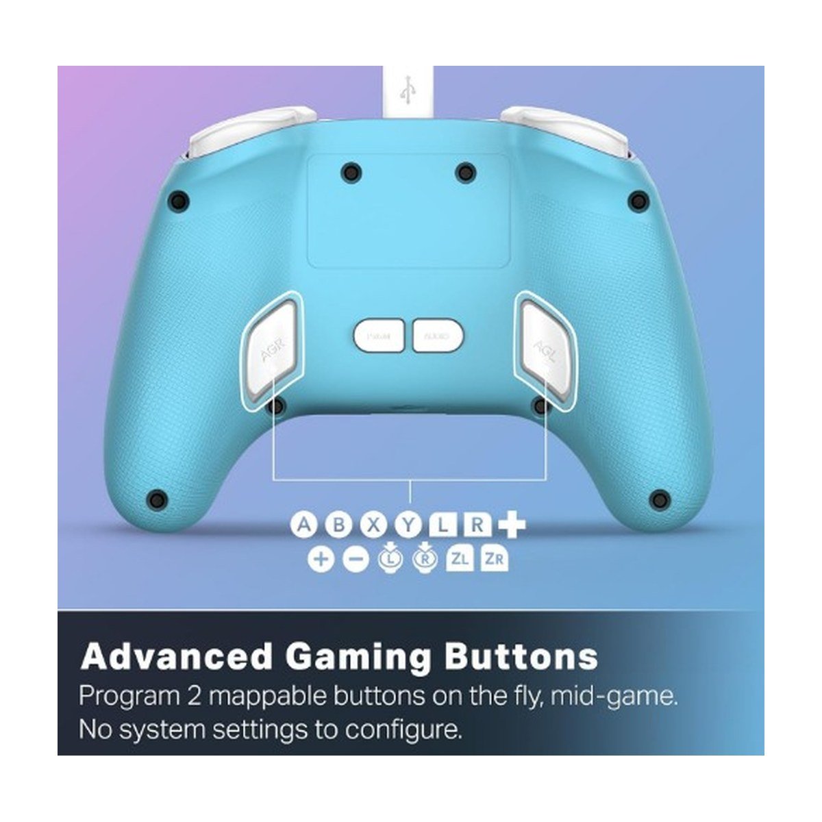 Control PowerA para Nintendo Switch 2 Super Mario Mushroom Kingdom – Wired – NSGP0526-01V