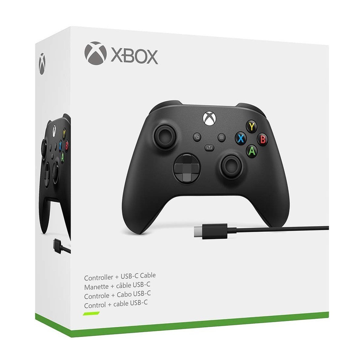 Control Wireless Xbox Series X/S – Negro+ cable USB C