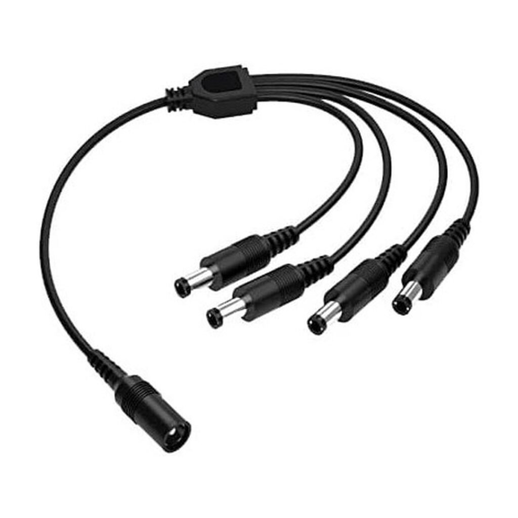 Cola DC con 4 adaptadores