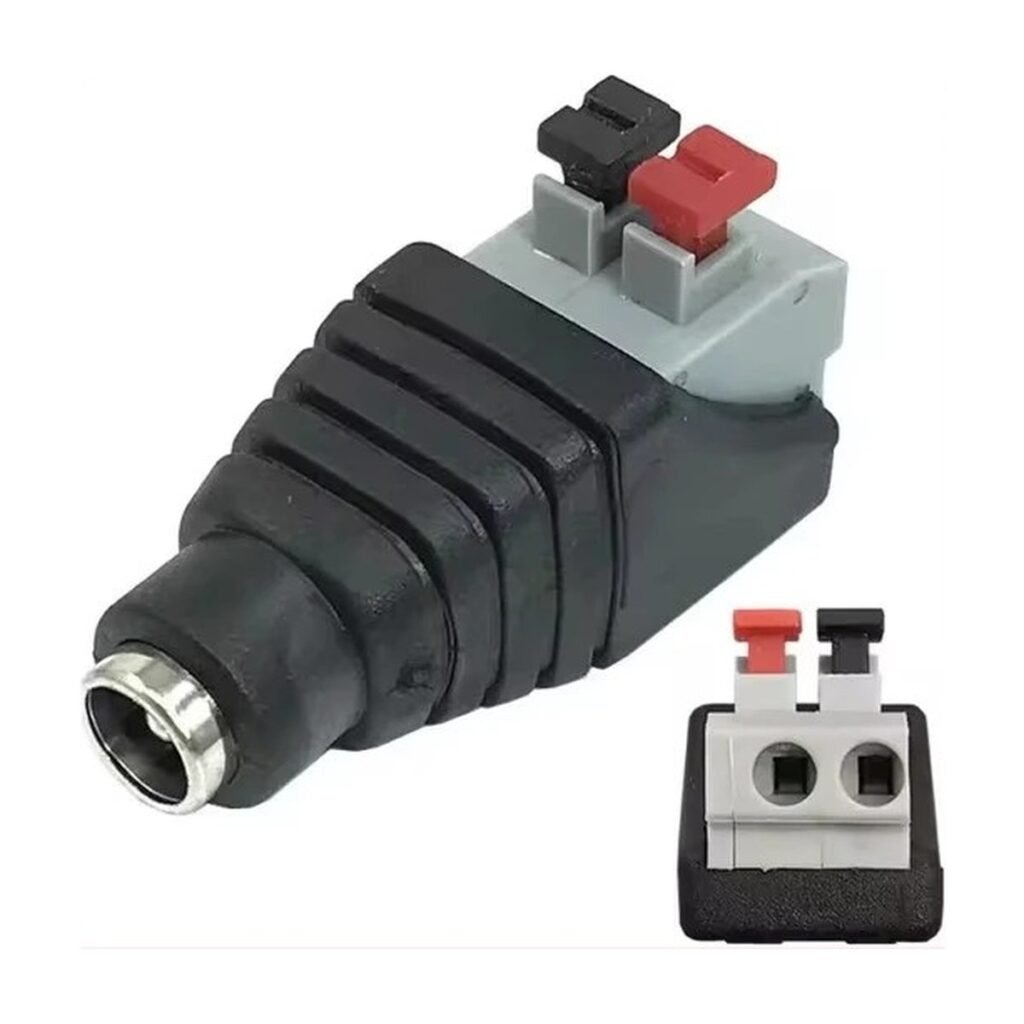 Conector DC – Hembra de Prensa