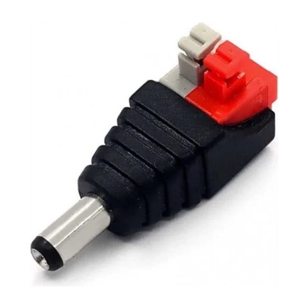 Conector DC – Macho de Prensa