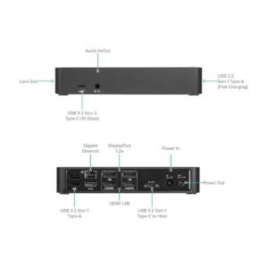Docking Station Targus Dual 4K USB-C – HDMI – DP – RJ45 – USB