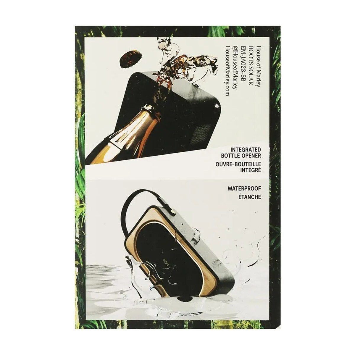 PARLANTES MARLEY ROOTS SOLAR – BLUETOOTH – NEGRO