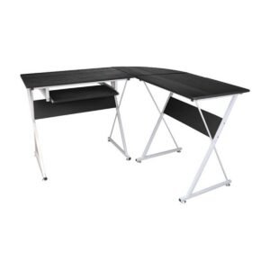 Escritorio Xtech esquinero en L – Negro – XTF-CD433