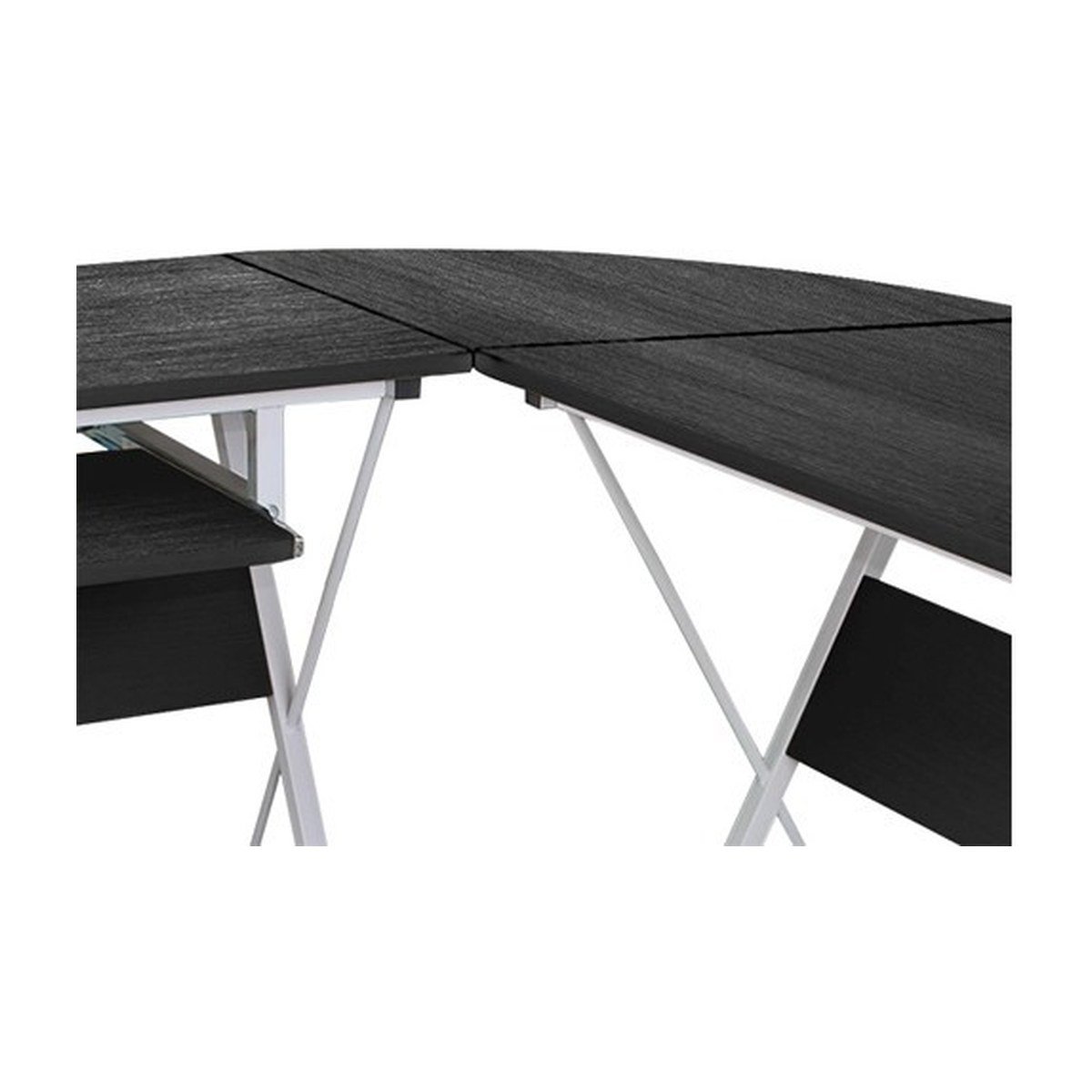 Escritorio Xtech esquinero en L – Negro – XTF-CD433