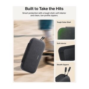 Belkin Funda para Nintendo Switch 2 con powerbank integrado de 10,000 mAh- Charcoal