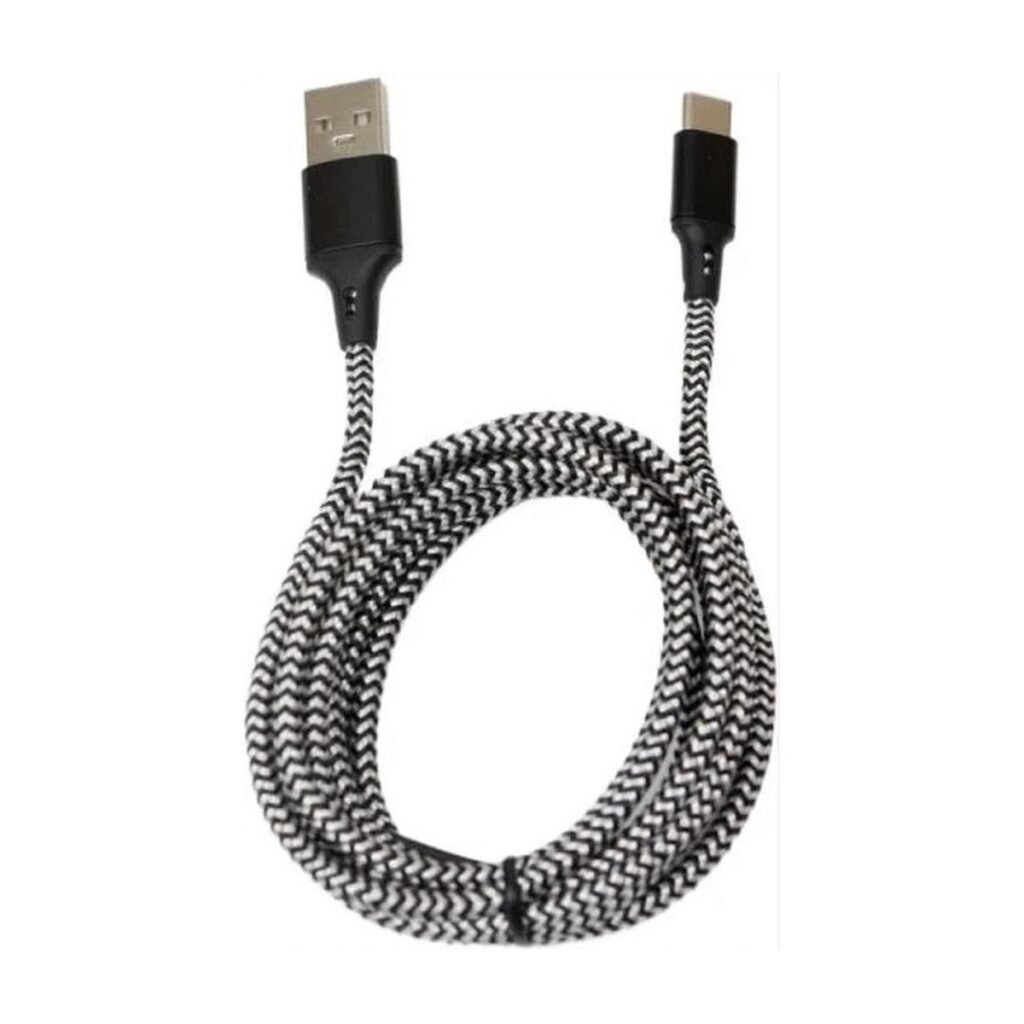 CABLE NOVA TRENZADO USB-C A USB-A – 1.8 METROS – CARGA RAPIDA
