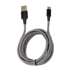 CABLE NOVA TRENZADO USB-C A USB-A – 1.8 METROS – CARGA RAPIDA