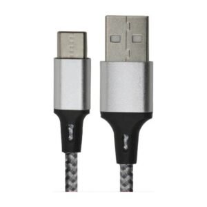 CABLE NOVA TRENZADO USB-C A USB-A – 1.8 METROS – CARGA RAPIDA