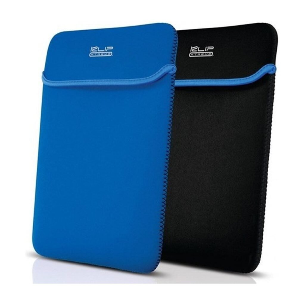 Funda para laptop KLIP Xtreme Reversible 15.6 Negra Azul- KNS-415BL