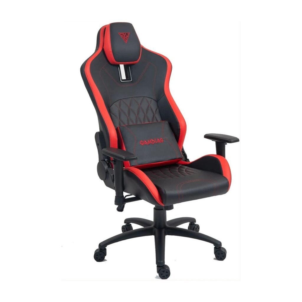 SILLA GAMING GAMDIAS ZELUS M3 – NEGRO CON ROJO
