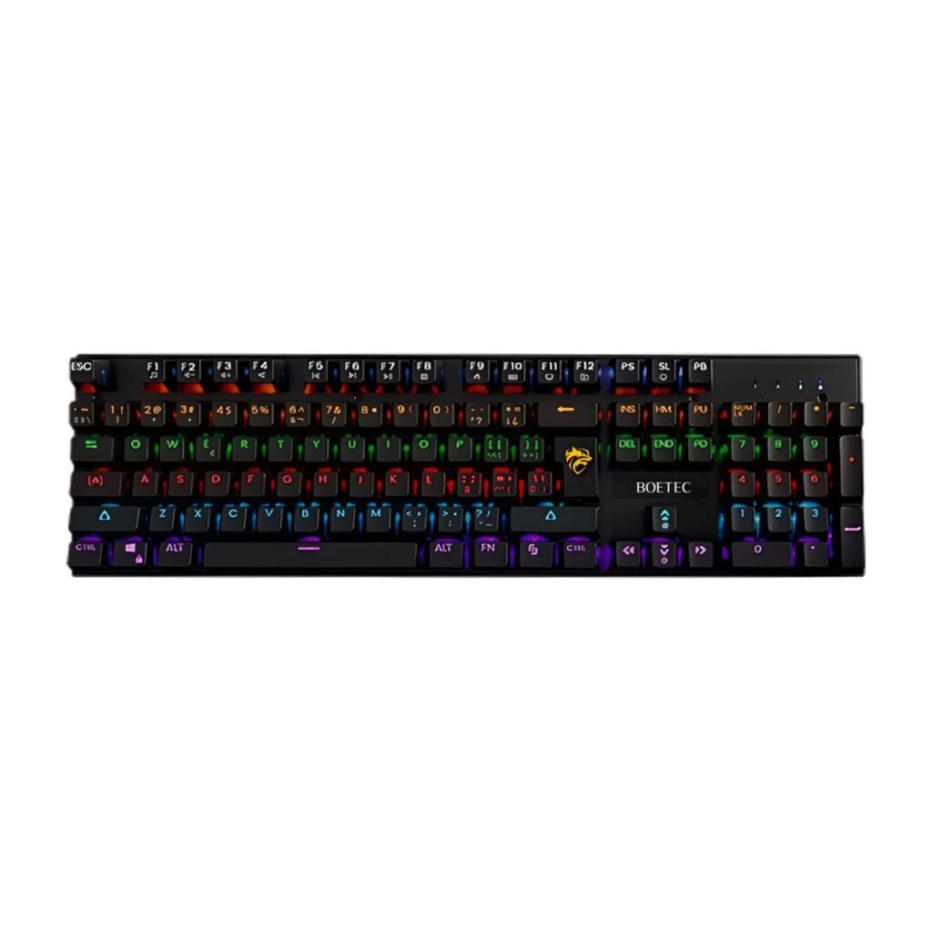 TECLADO GAMING BOETEC GMT-607 - MECANICO - RGB
