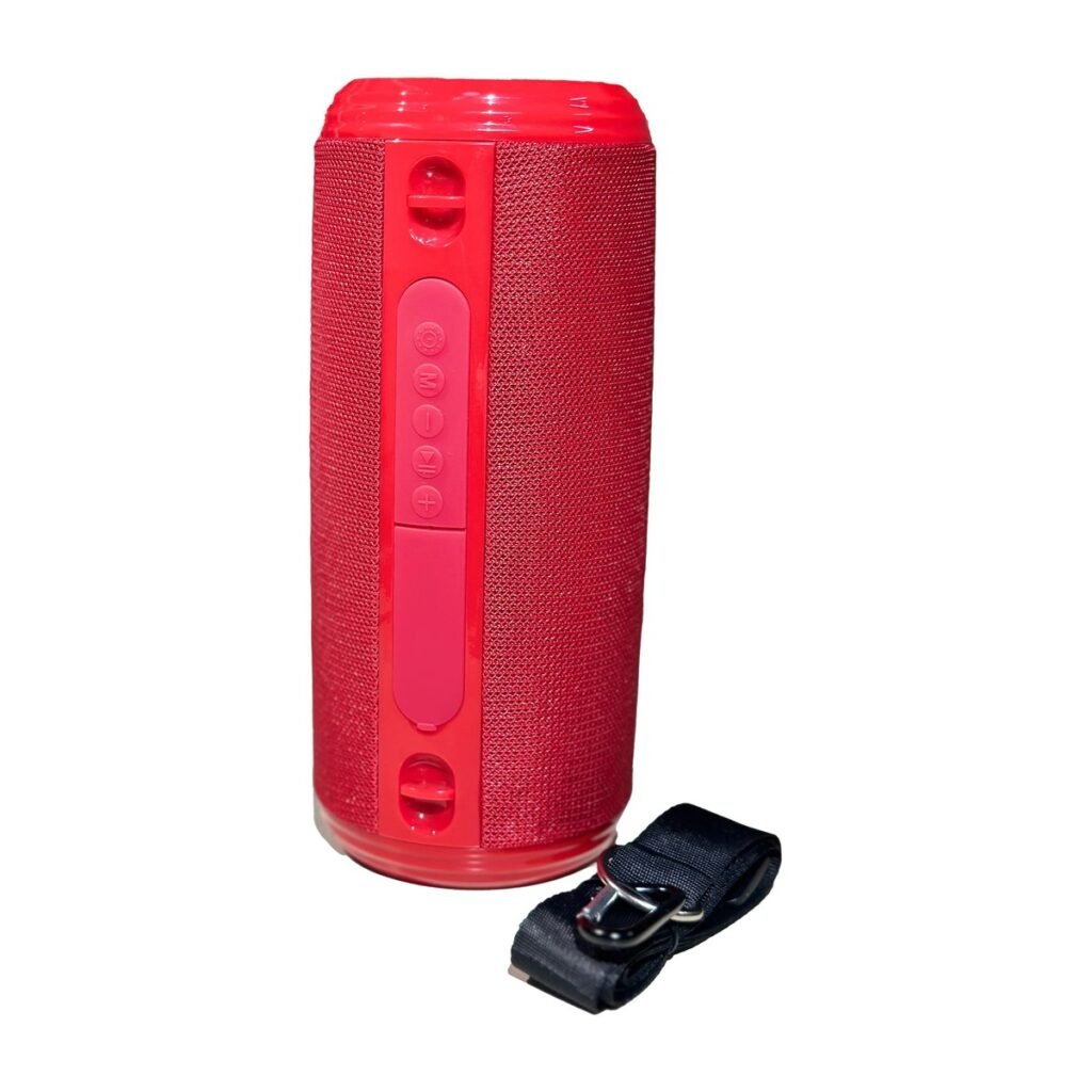 Parlante KOCASO Bluetooth 5W – Radio FM – MicroSD – 3.5mm – Rojo