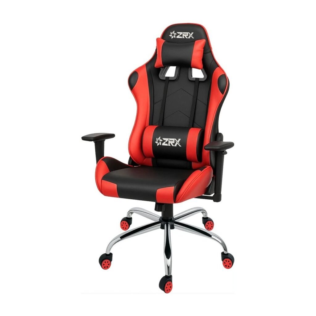 SILLA GAMING ZRX PRO – NEGRO CON ROJO