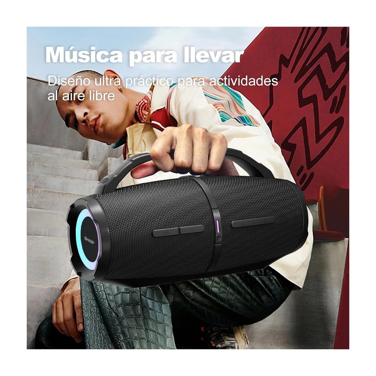 SHARP GX-BT490 IP67 120W- NEGRO