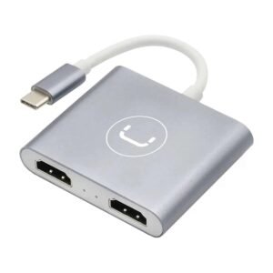 Hub UNNO USB-C a 2X HDMI