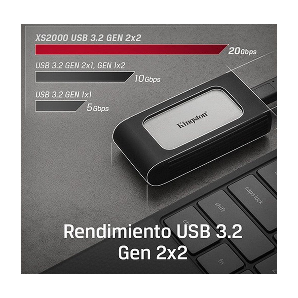 Kingston XS2000 1TB SSD portátil