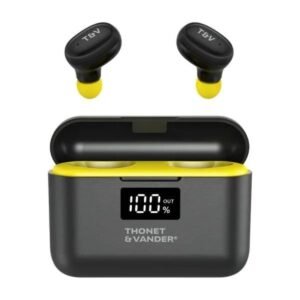 AUDIFONOS THONET & VANDER BOHNE TOPP – BLUETOOTH – NEGRO-AMARILLO