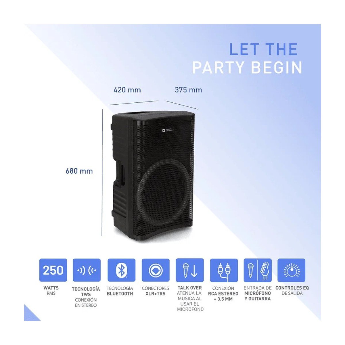 PARLANTE THONET & VANDER STARKG2 – BLUETOOTH – 250W RMS