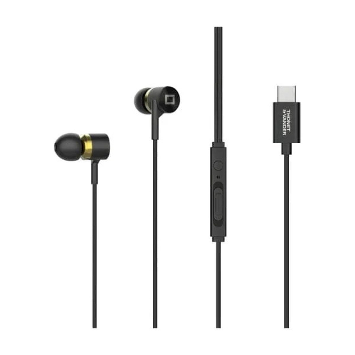AUDIFONOS THONET & VANDER KLEIN GEN 2 – USB-C – NEGRO