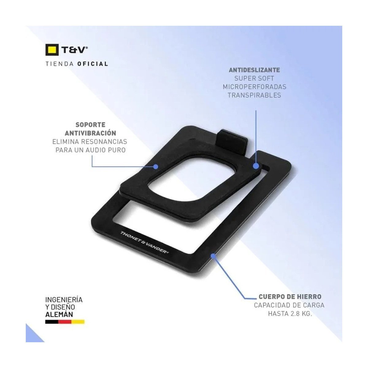 SOPORTE PARA PARLANTE THONET & VANDER ZIEL – NEGRO