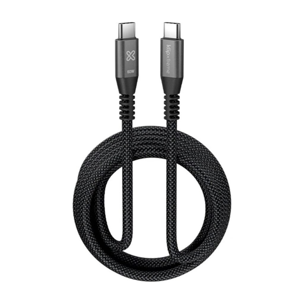 CABLE KILP POWERGO USB-C A USB-C – 60W – CARGA RAPIDA