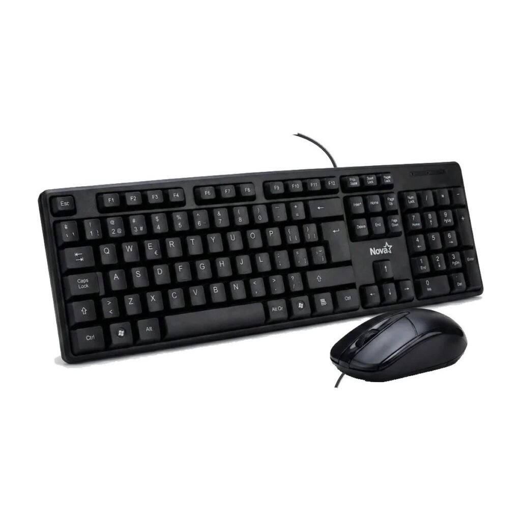 TECLADO Y MOUSE NOVA - ALAMBRICO USB