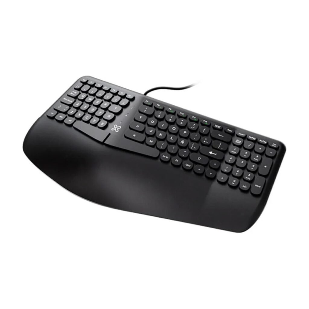 TECLADO KLIP ERGONOMICO EVOLVE - USB