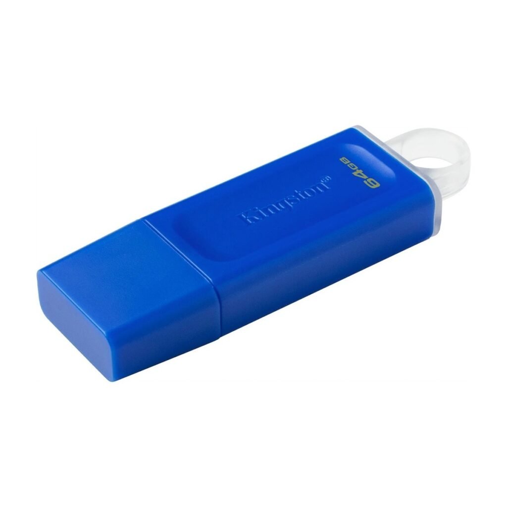 MEMORIA USB KINGSTON DATATRAVELER EXODIA – USB 3.2 – 64GB – AZUL