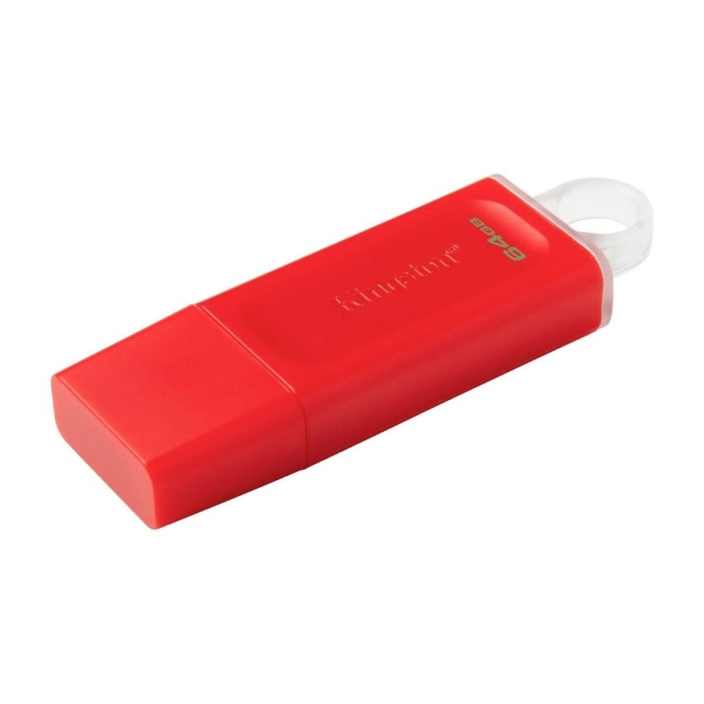 MEMORIA USB KINGSTON DATATRAVELER EXODIA – USB 3.2 – 64GB – ROJA