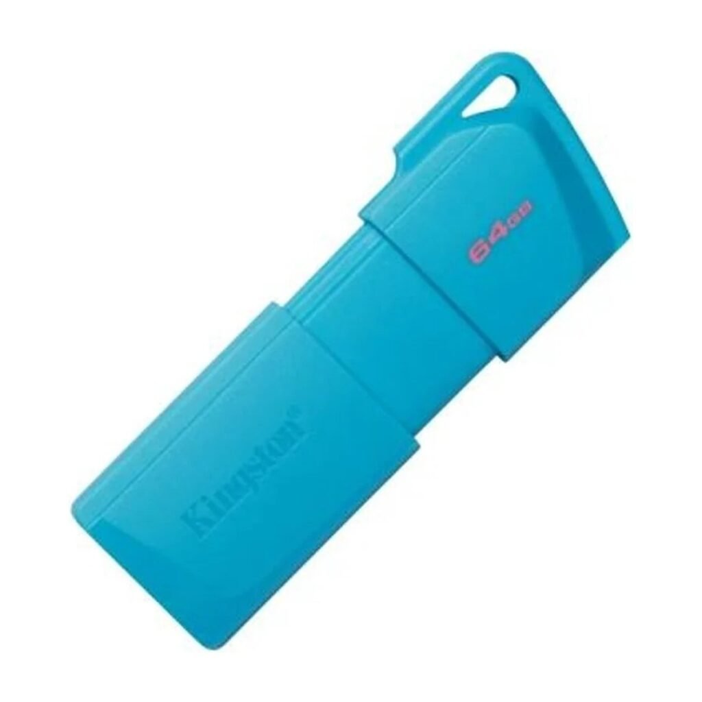 MEMORIA USB KINGSTON DATATRAVELER EXODIA M – USB 3.2 – 64GB – CELESTE