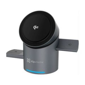 CARGADOR KLIP POWERDESK SPIN 3 EN 1 – CARGA INALAMBRICA