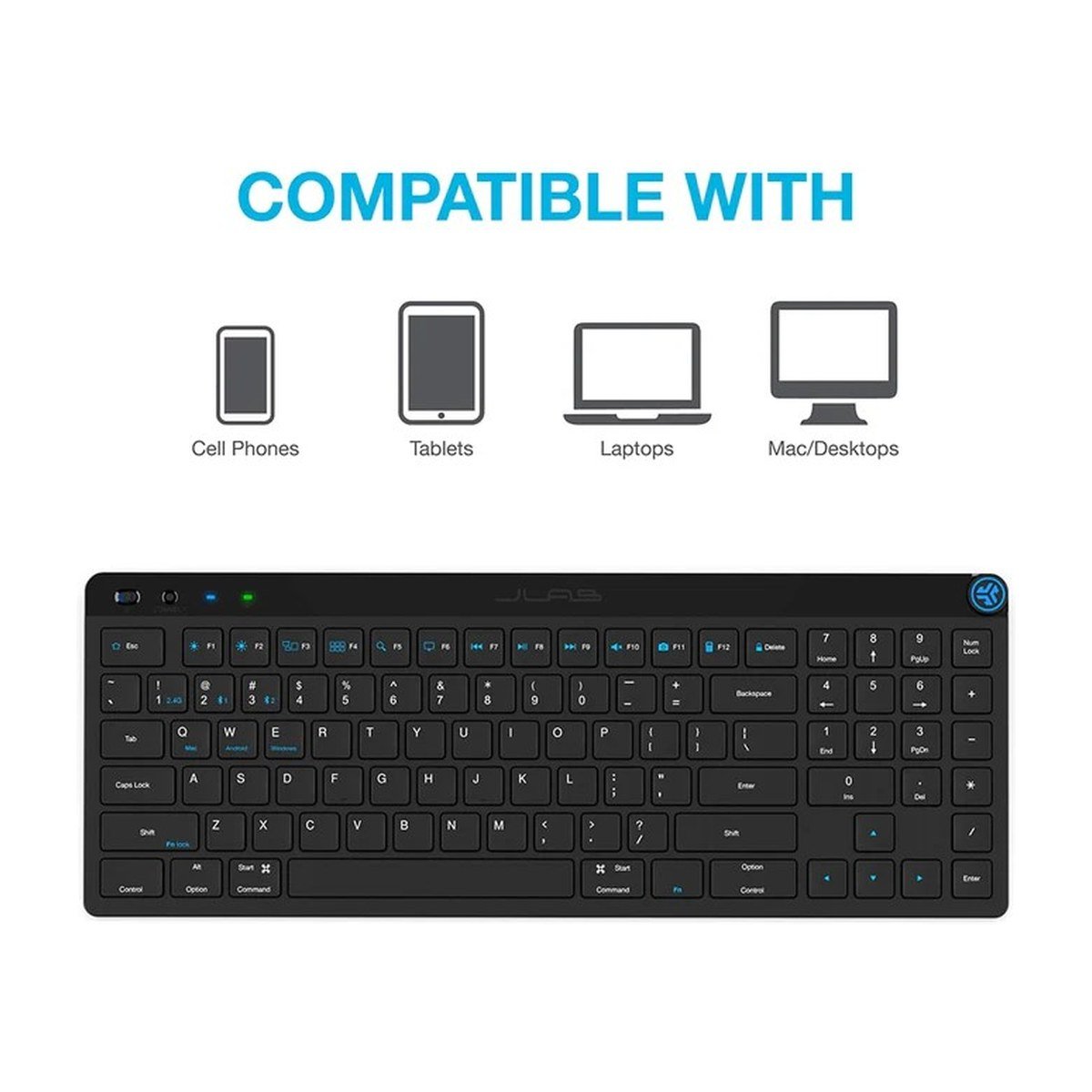 TECLADO JLAB JBUDS - INALAMBRICO - NEGRO