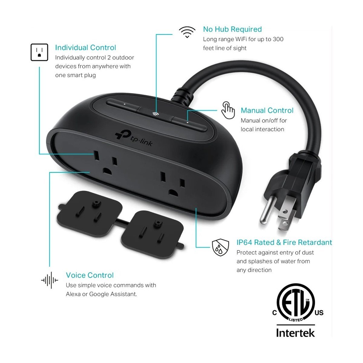 ENCHUFE INTELIGENTE TP-LINK KASA – PARA EXTERIORES