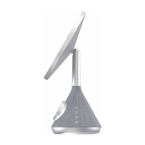 Unno Tekno DivaGlow Espejo De Tocador Con Cargador Inalambrico y Altavoz – Gris – SP9229GY