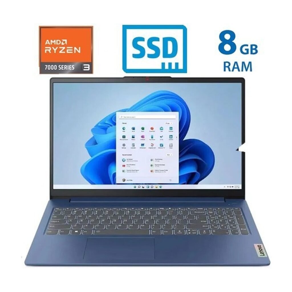 Lenovo IdeaPad Slim 3 – Ryzen 3 7320U – 8GB – Abyss Blue