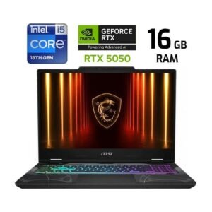 MSI Cyborg 15 B13WEKG – i5 13420H – 16GB – 512GB – RTX 5050 – Translucent Black