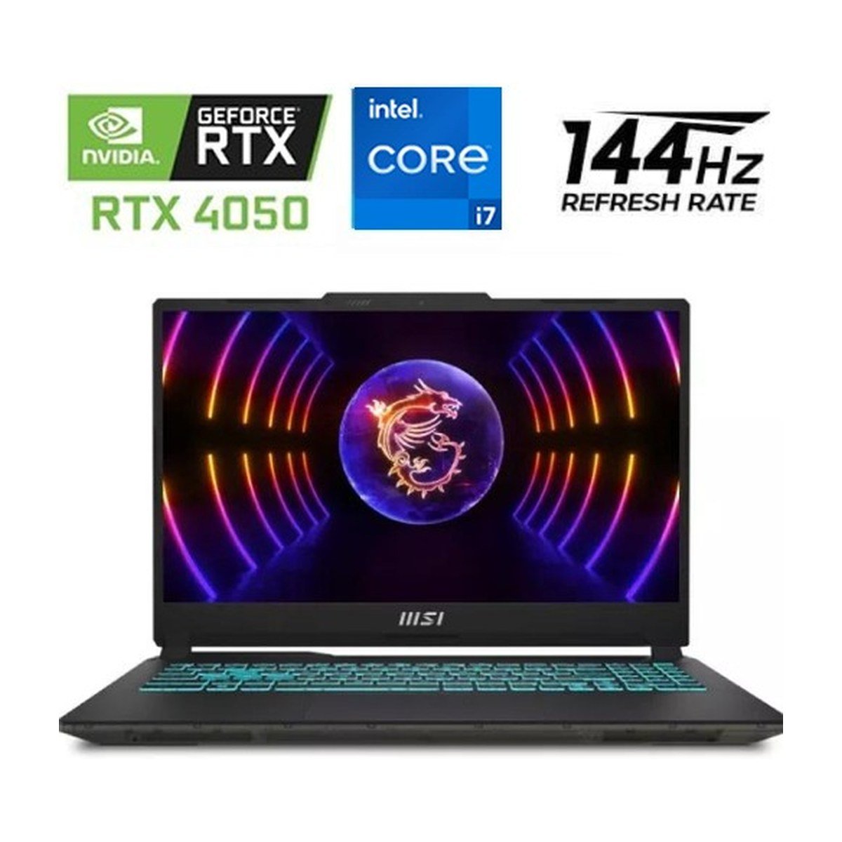MSI Cyborg 15 Black Edition A13VE – I7-13620H – RTX 4050 6GB – 512GB – 16GB