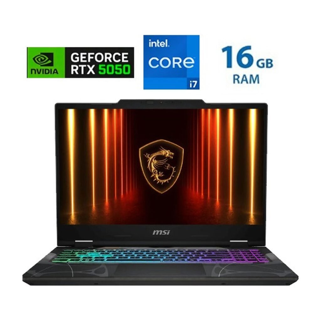 MSICyborg 15 B2RWEKG – I7 240H – RTX 5050 8GB – 512GB – 16GB