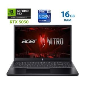 Acer Nitro V15 – i5 13420H – 16GB – 512GB – RTX 5050 – Obsidian Black