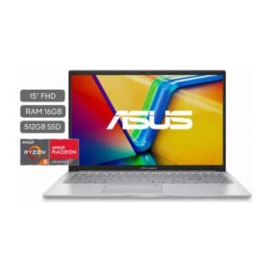 ASUS VivoBook – Ryzen 5 7520U – 15″ – FHD – 16GB – Cool Silver