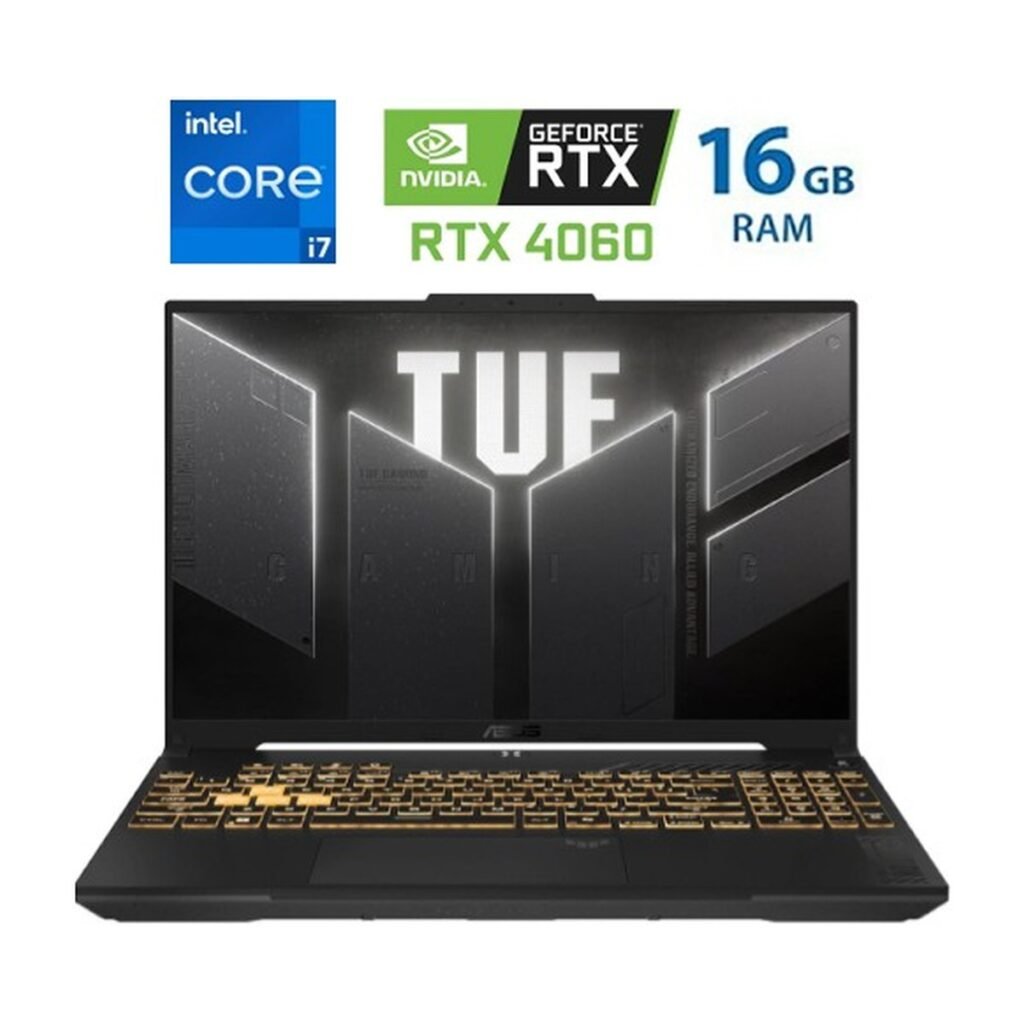 Asus Tuf Gaming F16 – Intel I7 13620H – 16 «- 16GB – 1TB – RTX 4060 6GB -Mecha Gray
