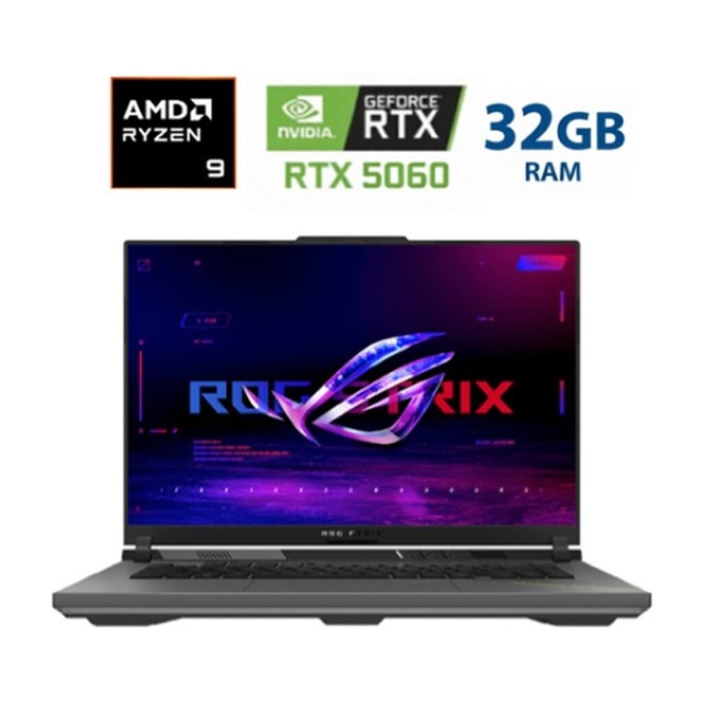 ASUS ROG STRIX G G614P – R9-8940HX – 16″ – 32GB – 1TB – RTX 5060 8GB